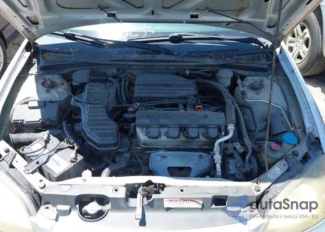 2002 Honda Civic Lx z USA, uszkodzony, nr VIN 1HGES16612L048370